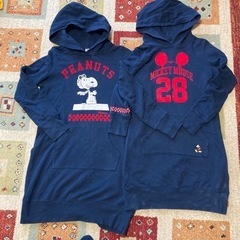 ユニクロ　ロングパーカー２枚