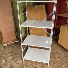 無印良品 スチールユニットシェルフ スチール棚セット（中） ライトグレー【C2-1114】の画像