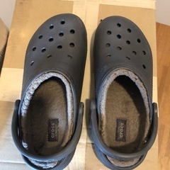 クロックス　crocs ボア付き24くらい