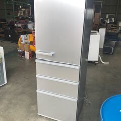 AQUA 4ドア冷凍冷蔵庫 AQR-36K(S)右開き 355L 2021年製 D112G016