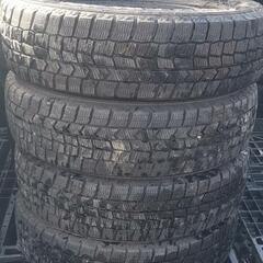☑️値下げしました155/70R13----ダンロップ　スタッド...