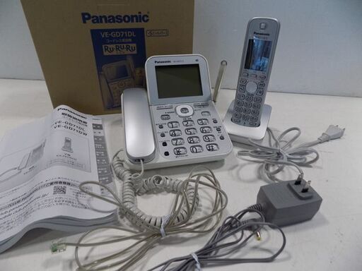 新札幌発  Panasonic パナソニック コードレス 電話機 VE-GD71DL 子機 2012年製 /1341