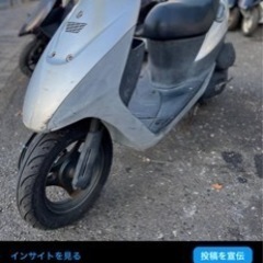 SUZUKI レッツ2 シルバー プラグ・バッテリー新品！シート...