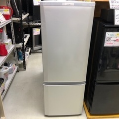 【リサイクルサービス八光　田上店　安心の3か月保証　配達・設置OK】三菱電機 MITSUBISHI ELECTRIC MR-P17D-S [冷蔵庫 （168L・右開き） 2ドア シャイニーシルバー]