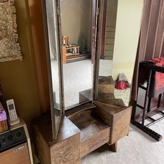 化粧台 木製の画像