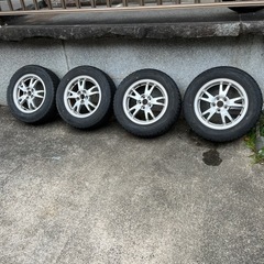 タイヤ　スノータイヤ　スペアタイヤ　プリウス　ダンロップ　DUNLOP 195/65R15 91Q