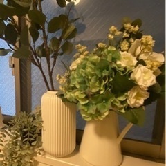 イケア　IKEA フェイクグリーン　花瓶セット