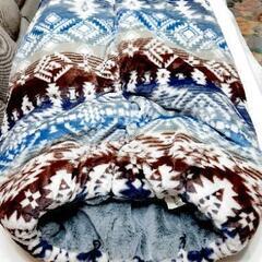 ひざ掛け　ファスナー付きの画像