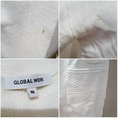 取引中！コーディガン　白　グローバルワーク　羽織　ロング　カーディガン　GLOBAL WORKの画像