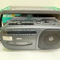【7214】ラジカセ2点 小泉成器 SAD-1214 ドウシシャ ZERO RC-200 中古品 現状品 ジャンク品 動作未確認の画像