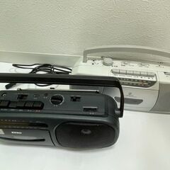 【7214】ラジカセ2点 小泉成器 SAD-1214 ドウシシャ...