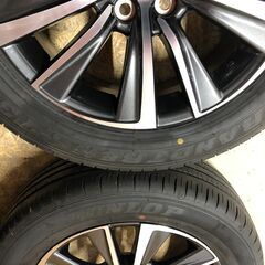 ハリアー DUNLOP GRANDTREK PT30 2020年製 225/60R18 トヨタ 18×7J 4本 5