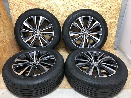 ハリアー DUNLOP GRANDTREK PT30 2020年製 225/60R18 トヨタ 18×7J 4
