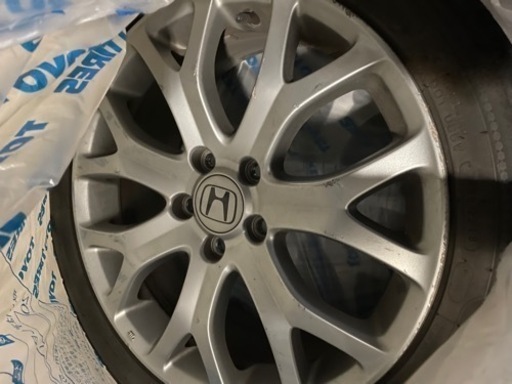 スタッドレスタイヤ4本　オデッセイ純正18インチ