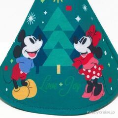 【新品！】KALDI / ミッキー＆ミニー クリスマス ツリーハットポーチの画像