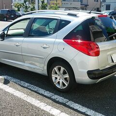 ★車検R5/6★プジョー207SW★低走行5万K台★パノラミックガラスルーフ★純正アルミ/ETC他の画像