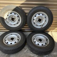 スタッドレスタイヤ　12インチ　ダンロップ　145R12　6P....