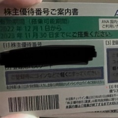 ANA 株主優待券　4枚セット