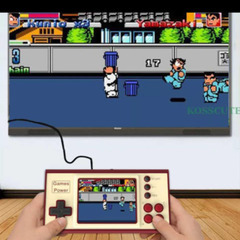 値下げました。他に無い商品　新品ファミコン　500ゲーム内蔵　TVにも繋げるの画像