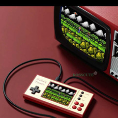 値下げました。他に無い商品　新品ファミコン　500ゲーム内蔵　TVにも繋げるの画像