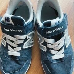 ニューバランス  17cm ネイビー NEW BALANCE