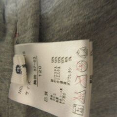 綿のふわふわの水玉コート（フード取り外し可）120㎝の画像