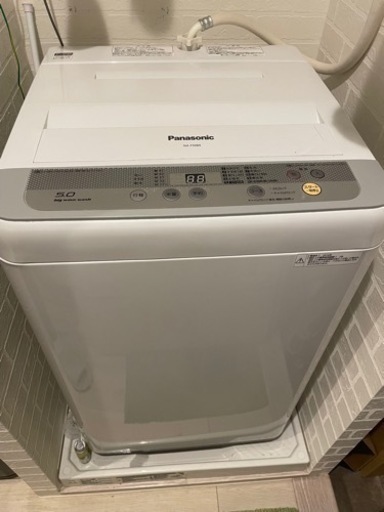 洗濯機　Panasonic 2016年製　NA-F50B9