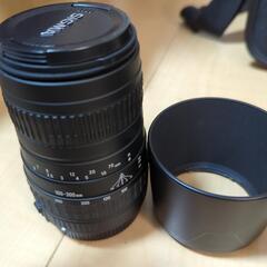 【掲載12/4まで】一眼レフカメラ (フィルム) 100-300mmレンズ付きの画像