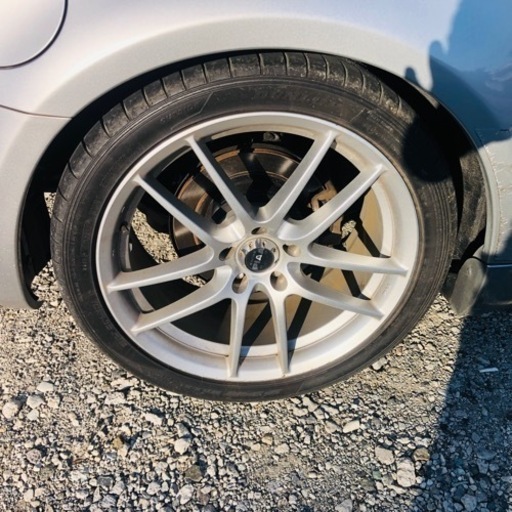 夏タイヤ  275/35R19 PiAA製アルミ付きバリ山ダンロップ付4本組