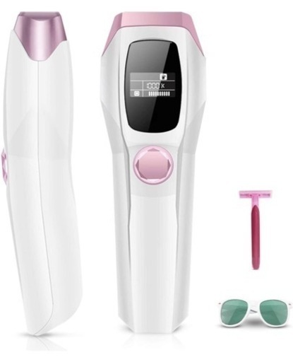 【新品未使用】【100万発】脱毛器 IPL光脱毛器 レザー脱毛器 10段階照射レベル 光美容器 永久脱毛 無痛脱毛 全身ムダ毛処理 美肌機能付き 男女兼用