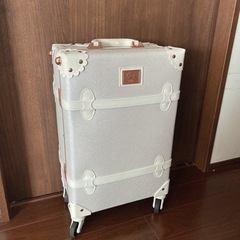 可愛い スーツケース クラシック トランク トランクケース ホワ...