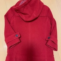 子供服　赤　ダッフルコート COMME CA ISM   90の画像