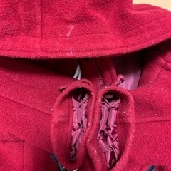 子供服　赤　ダッフルコート COMME CA ISM   90の画像