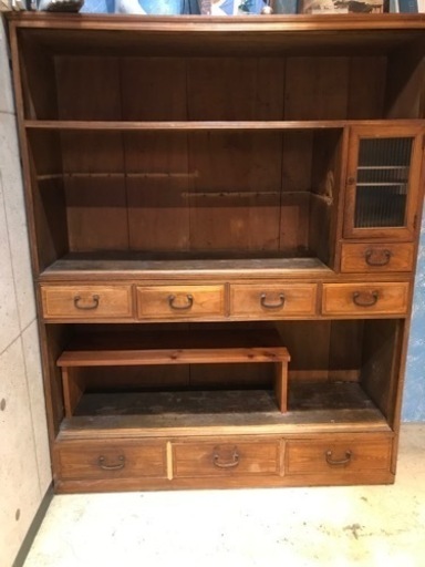 アンティーク　食器棚　ヴィンテージ