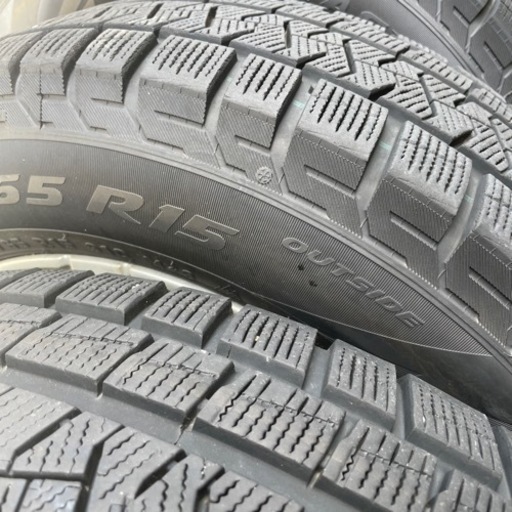 取引中です　スタッドレスタイヤ　4本セット　ホイール込み　PIRELLI ICE ASIMMETRICO PLUS 195/65 R1