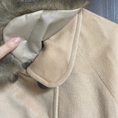 ピンクラテコート　xsの画像