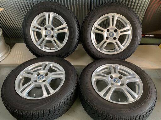 プジョー307★ブリザック　VRX　195/65R15　バリ山！安心の調整済み！ブリヂストン