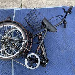 ほぼ新品 折りたたみ自転車 引き取り限定の画像