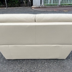 Sale!!￥8800 (税込み) レザー　ソファー　2人掛けの画像