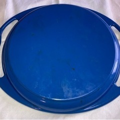 再度値下げ！早い者勝ち！ル・クルーゼ　グリルロンド　ブルーの画像