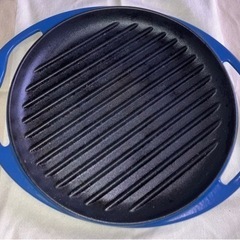 再度値下げ！早い者勝ち！ル・クルーゼ　グリルロンド　ブルー