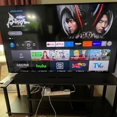 決まりました！50型4kテレビ　サウンドバー　ファイヤーtv4k...
