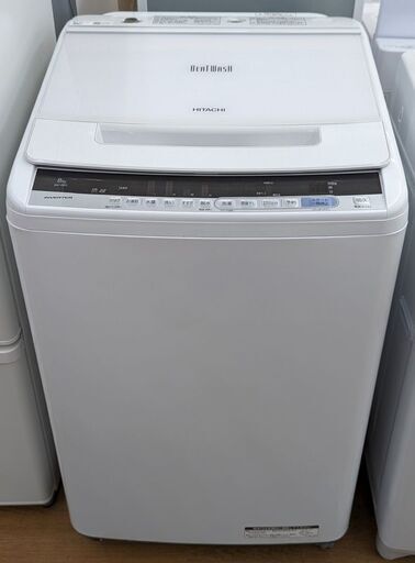 ☆ジモティー割引有り☆HITACHI 8.0㎏洗濯機 BW-V80C 2019年製 中古品