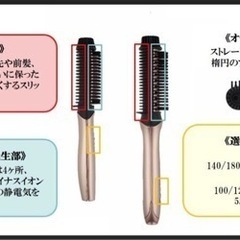 テスコム THP400-P ホットブラシアイロン ピンクゴールドの画像