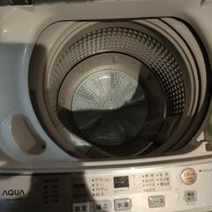 【お話中】洗濯機AQUA　使用少なめ　2020年式の画像