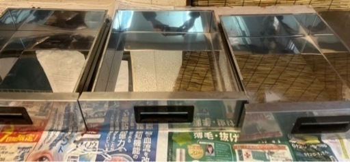 引き取り限定　場所兵庫県伊丹市　業務用　ステンレス調理台　作業台3個引き出し付き