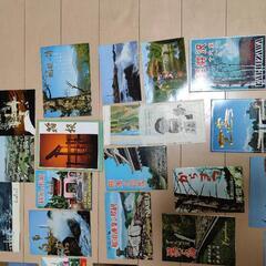 昭和レトロ　当時物　観光地などの絵葉書他　大量の画像