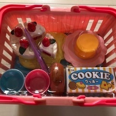 【美品】ままごとセット　デザートタイムバスケット