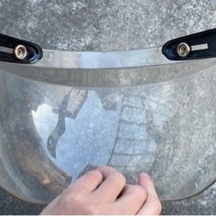 バイク　ヘルメット　バブルシールド　汎用の画像