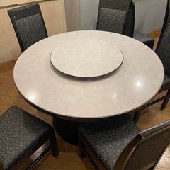 中華テーブルの画像